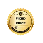 Fixed price badge with no hidden charges for bathroom renovation services in Burlington