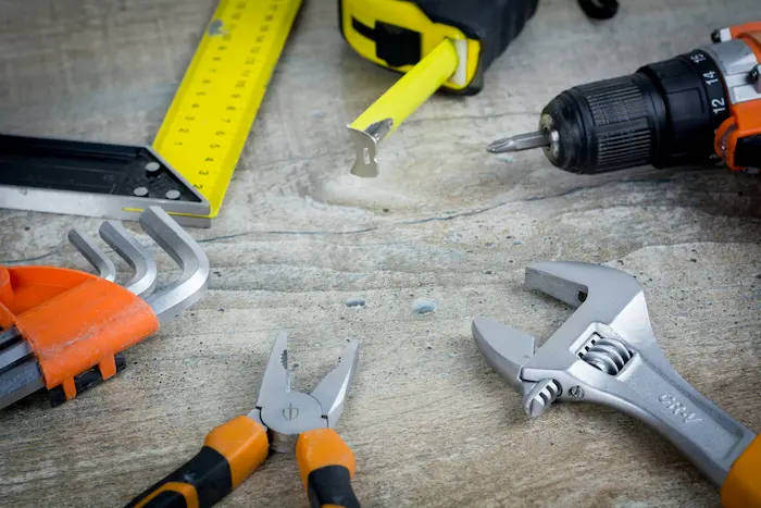 Professional renovation tools used by our Burlington bathroom renovation team